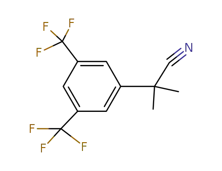 2-(3,5-bis-trifluoromethylphenyl)-2-methyl propionitrile