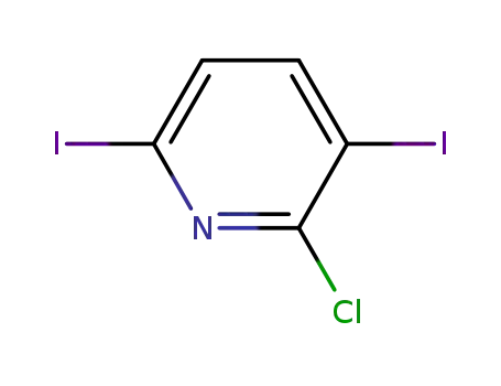 2-chloro-3,6-diiodopyridine