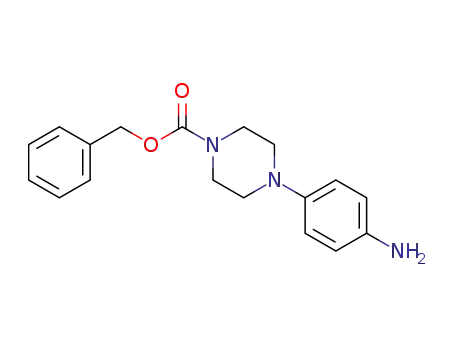 1-피페라진카르복실산, 4-(4-a미노페닐)-, 페닐메틸 에스테르