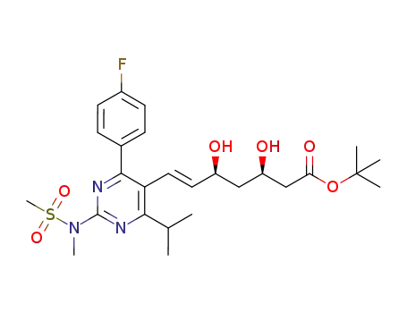Molecular Structure of 355806-00-7 (tert-Butyl rosuvastatin)