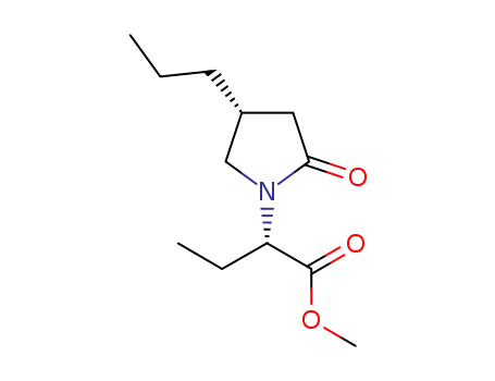 methyl (2S)-2-[(4R)-2-oxo-4-propyl-1-pyrrolidinyl]butyrate