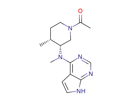 1-{(3R,4R)-4-Methyl-3-[methyl-(7H-pyrrolo[2,3-d]pyrimidin-4-yl)-amino]-piperidin-1-yl}-ethanone