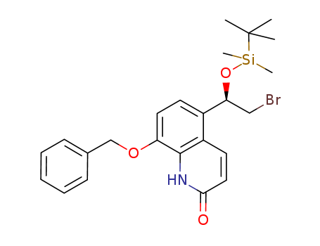 8-Benzyloxy-5-[(R)-2-bromo-1-[(tert-butyldimethylsilyl)oxy]ethyl]-1H-quinolin-2-one