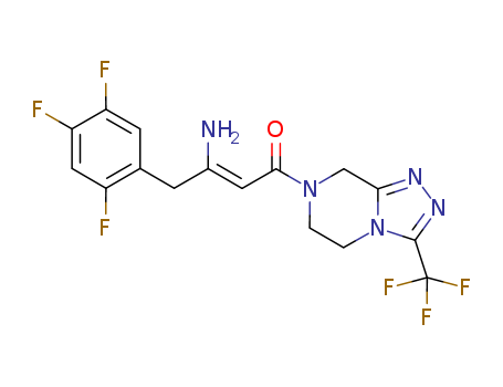 (2Z)-4-OXO-4-[3-(TRIFLUOROMETHYL)-5,6-DIHYDRO-[1,2,4]TRIAZOLO[4,3-A]PYRAZINE-7(8H)-YL]-1-(2,4,5-TRIFLUOROPHENYL)BUT-2-EN-2-AMINE