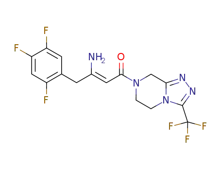 (2Z)-4-oxo-4-[3-(trifluoromethyl)-5,6-dihydro[1,2,4]triazolo[4,3-a]pyrazin-7(8H)-yl]-1-(2,4,5-trifluorophenyl)but-2-En-2-Amine