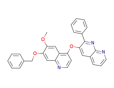 3-(7-benzyloxy-6-methoxy-quinolin-4-yloxy)-2-phenyl-[1,8]naphthyridine