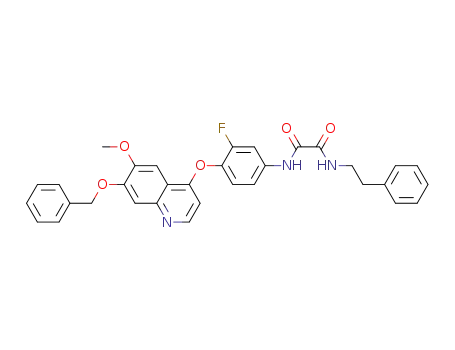N-{4-[(7-benzyloxy-6-methoxyquinolin-4-yl)oxy]-3-fluorophenyl}-N'-(2-phenylethyl)ethanediamide