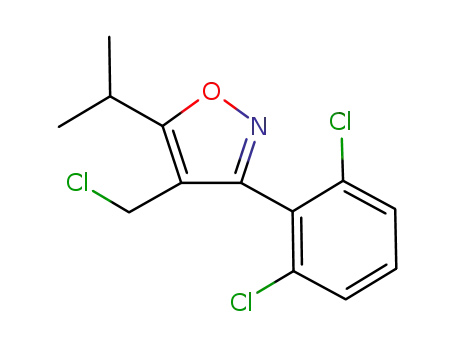 4-(chloromethyl)-3-(2,6-dichlorophenyl)-5-(propan-2-yl)-1,2-oxazole