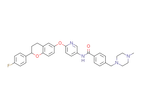 N-{6-[2-(4-fluorophenyl)chroman-6-yloxy]-pyridin-3-yl}-4-(4-methyl-piperazin-1-ylmethyl)benzamide
