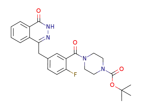 tert-butyl 4-(2-fluoro-5-((4-oxo-3,4-dihydrophthalazin-1-yl)methyl)benzoyl)piperazine-1-carboxylate