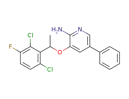 3-(1-(2,6-dichloro-3-fluorophenyl)ethoxy)-5-phenylpyridin-2-amine