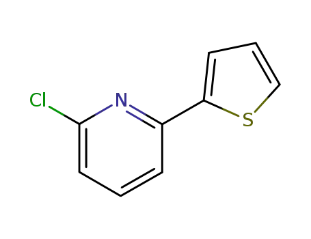 Molecular Structure of 35299-70-8 (Pyridine, 2-chloro-6-(2-thienyl)-)