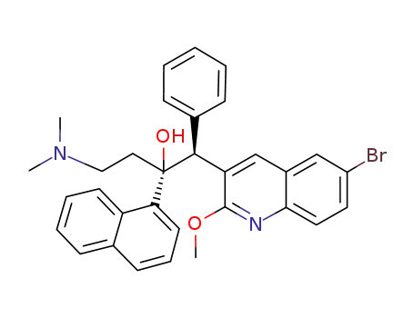 rac-(1R,2S)-1-(6-bromo-2-methoxyquinolin-3-yl)-4-dimethylamino-2-(1-naphthyl)-1-phenylbutan-2-ol