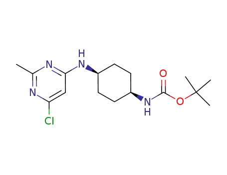 [cis-4-(6-chloro-2-methyl-pyrimidin-4-ylamino)-cyclohexyl]-carbamic acid tert-butyl ester