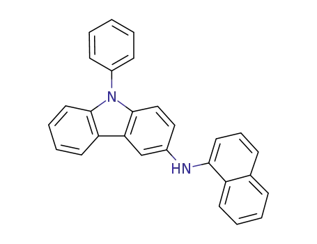 Molecular Structure of 894791-44-7 (9H-Carbazol-3-amine, N-1-naphthalenyl-9-phenyl-)