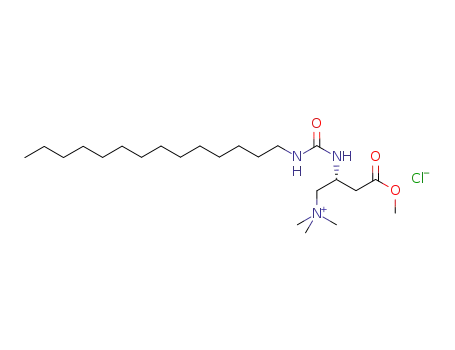 methyl (R)-4-trimethylammonium-3-(tetradecylcarbamoyl)-amino-butyrate chloride