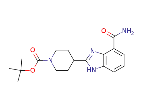 tert-butyl 4-(4-carbamoyl-1H-benzimidazol-2-yl)piperidine-1-carboxylate