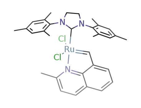[RuCl2(ImH2Mes)((2-methyl-8-quinolinyl)methylene)]