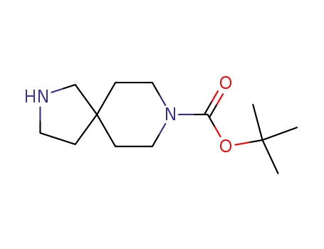Molecular Structure of 236406-39-6 (2,8-DIAZA-SPIRO[4.5]DECANE-8-CARBOXYLIC ACID TERT-BUTYL ESTER)
