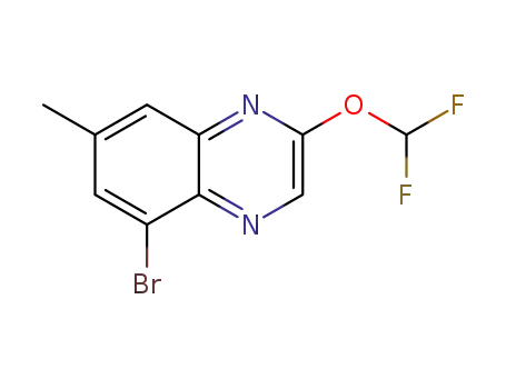 5-bromo-2-(difluoromethoxy)-7-methylquinoxaline