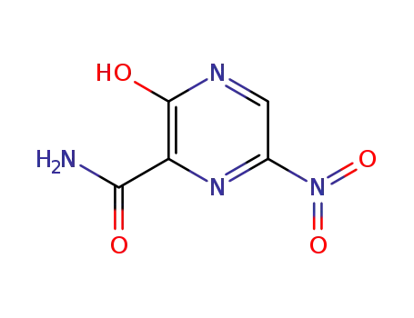 3-hydroxy-6-nitropyrazine-2-carboxamide
