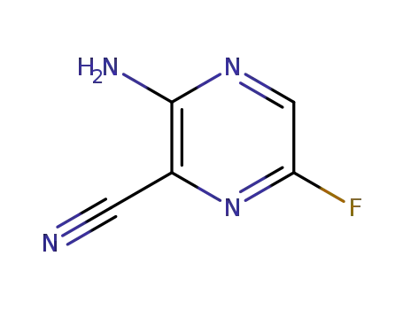 3-amino-6-fluoro-2-pyrazine-carbonitrile