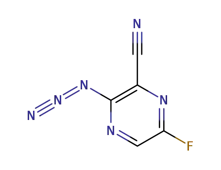 3-azido-6-fluoro-2-pyrazinecarbonitrile