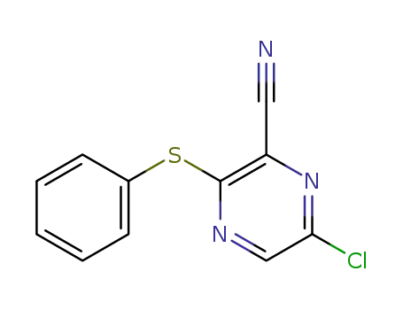 6-chloro-3-(phenylsulfanyl)-2-pyrazinecarbonitrile