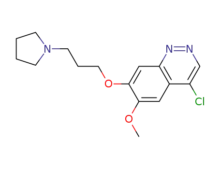 4-chloro-6-methoxy-7-(3-(pyrrolidin-1-yl)propoxy)cinnoline