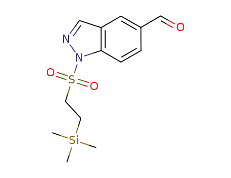 1-(2-trimethylsilanyl-ethanesulfonyl)-1H-indazole-5-carbaldehyde