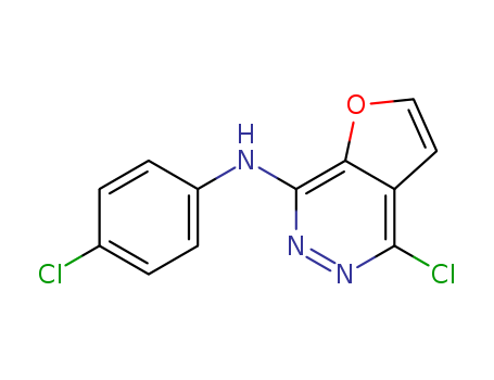Furo[2,3-d]pyridazin-7-amine, 4-chloro-N-(4-chlorophenyl)-,332013-41-9