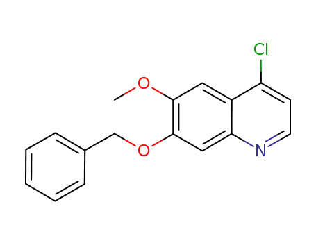Molecular Structure of 286371-49-1 (7-Benzyloxy-4-chloro-6-methoxy-quinoline)