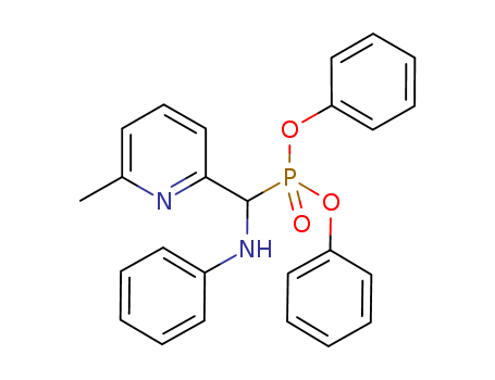 Phosphonic acid, P-[(6-Methyl-2-pyridinyl)(phenylaMino)Methyl]-, diphenyl ester