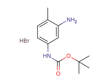 Carbamic acid, (3-amino-4-methylphenyl)-, 1,1-dimethylethyl ester, monohydrobromide 