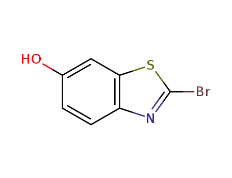 Molecular Structure of 808755-67-1 (6-Benzothiazolol,2-bromo-(9CI))