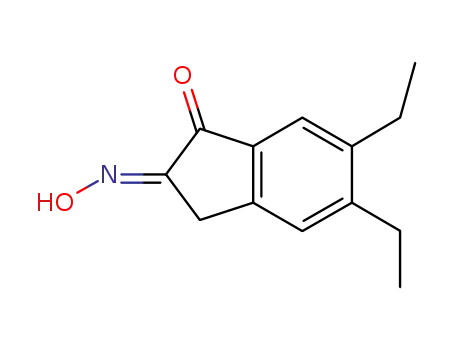 5,6-diethyl-3-oxime-1H-indene-1,2(3H)-dione