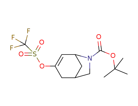 t-butyl 3-trifluoromethanesulfonyloxy-6-azabicyclo[3.2.1]oct-2-ene-6-carboxylate