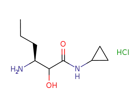 (3S)-3-Amino-N-cyclopropyl-2-hydroxyhexanamide h