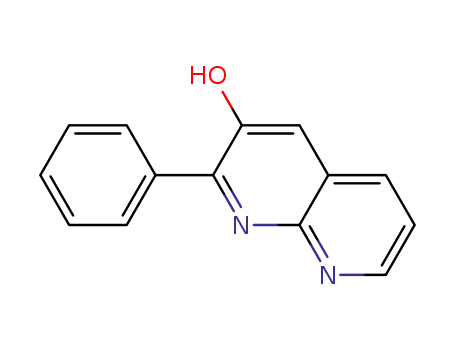 Molecular Structure of 666735-37-1 (1,8-Naphthyridin-3-ol, 2-phenyl-)