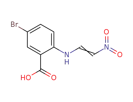 Benzoic acid, 5-broMo-2-[(2-nitroethenyl)aMino]-