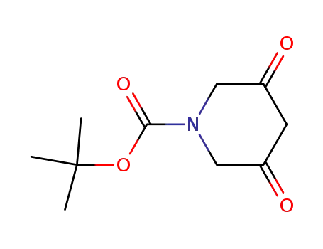 1-Piperidinecarboxylic acid, 3,5-dioxo-, 1,1-dimethylethyl ester                                                                                                                                        