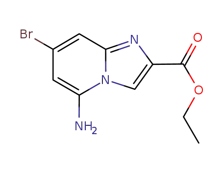ethyl 5-amino-7-bromo-imidazo[1,2-a]pyridine-2-carboxylate