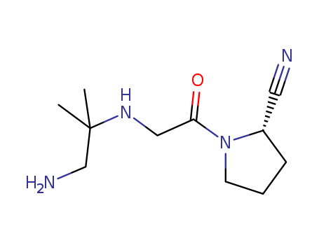 (2S)-1-[[(2-Amino-1,1-dimethylethyl)amino]acetyl]-2-pyrrolidinecarbonitrile