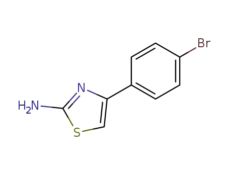 Molecular Structure of 2103-94-8 (2-Amino-4-(4-bromophenyl)thiazole)