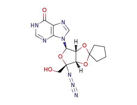 2',3'-O-cyclopentylidene-4'-azidoinosine