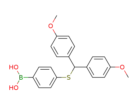 4-(4,4'-dimethoxybenzhydryl)thiophenylboronic acid