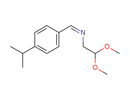 N-[(4-isopropylphenyl)methylene]-2,2-dimethoxyethanamine