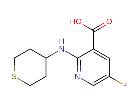 5-fluoro-2-(tetrahydro-2H-thiopyran-4-ylamino)nicotinic acid