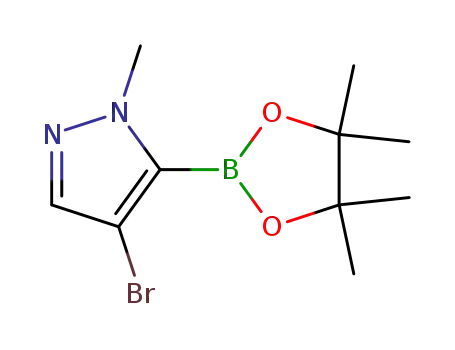 1H-Pyrazole,4-bromo-1-methyl-5-(4,4,5,5-tetramethyl-1,3,2-dioxaborolan-2-yl)-