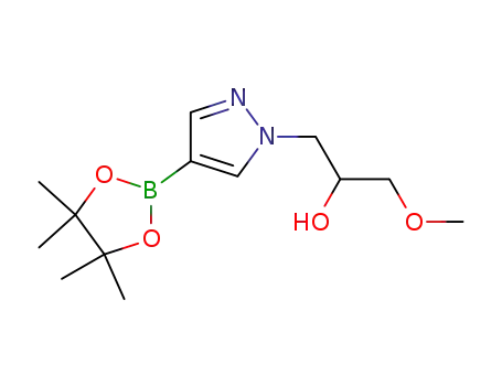 1-methoxy-3-(4-(4,4,5,5-tetramethyl-1,3,2-dioxaborolan-2-yl)-1H-pyrazol-1-yl)propan-2-ol